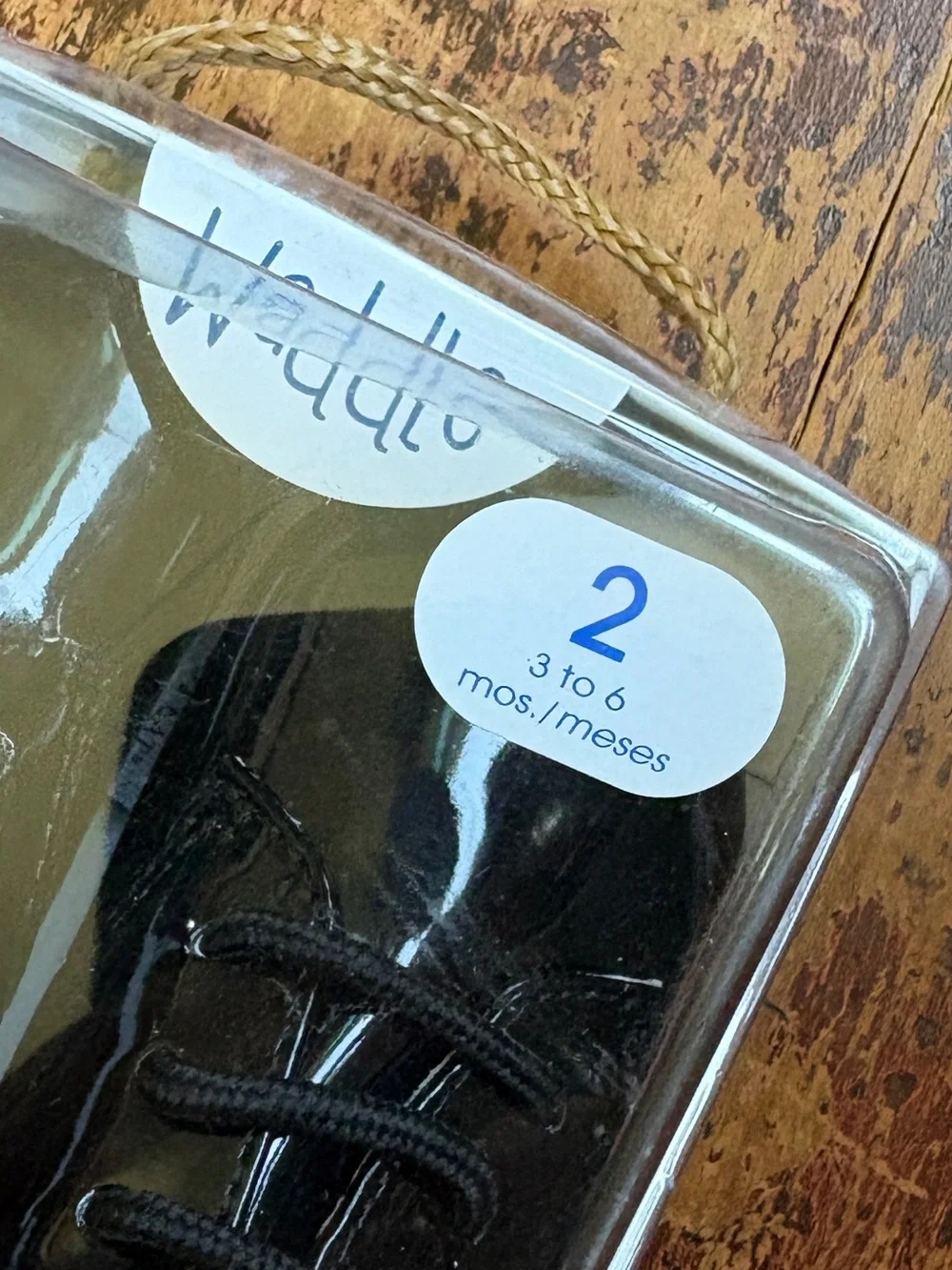 Baby Deer shoe, size 3-6 months